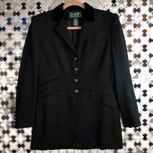 Lauren Ralph Lauren Wool Equestrian Riding Coat